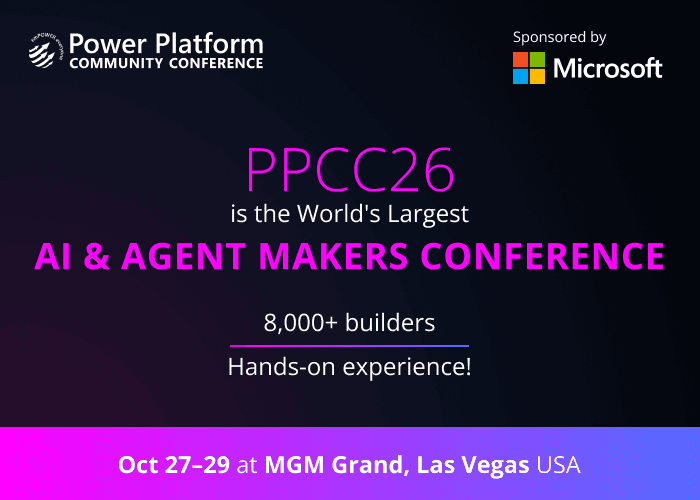 Power Platform Community Conference 2026 cover
