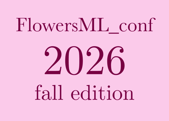FlowersML_conf 2026 cover