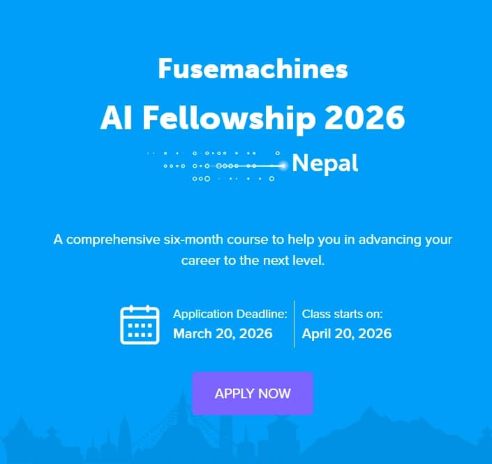 Fusemachines AI Fellowship 2026 cover