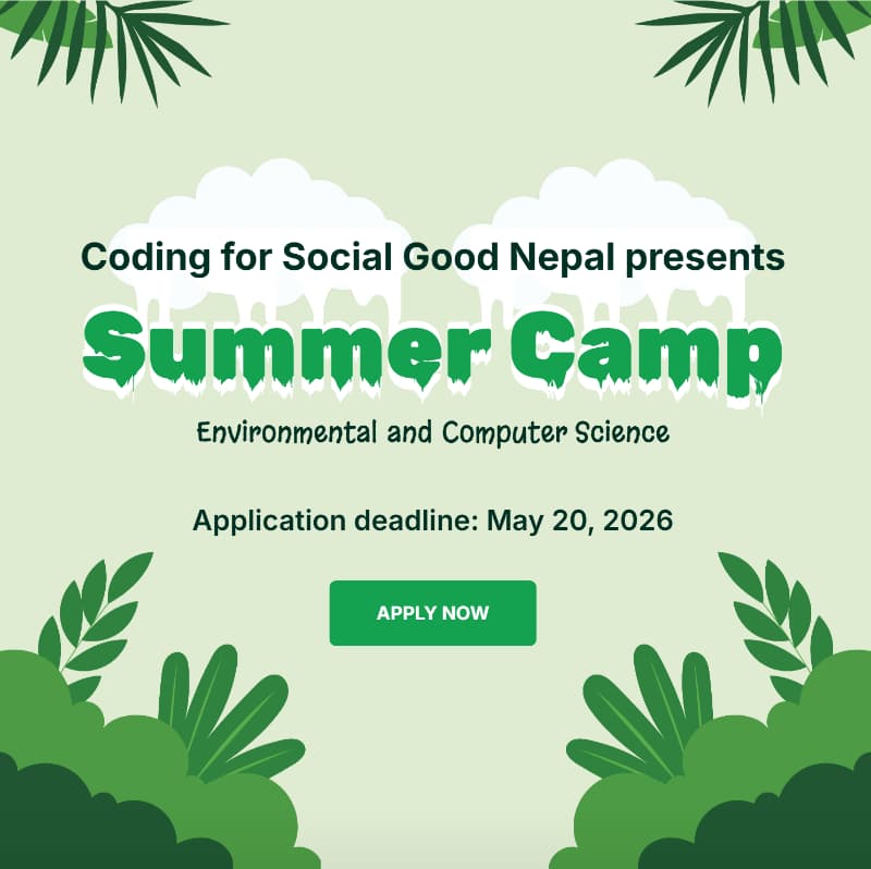 Coding for Social Good Nepal Summer Camp cover