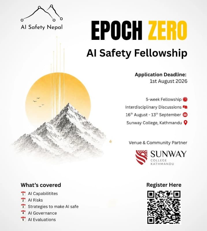 Epoch Zero – AI Safety Nepal Fellowship cover