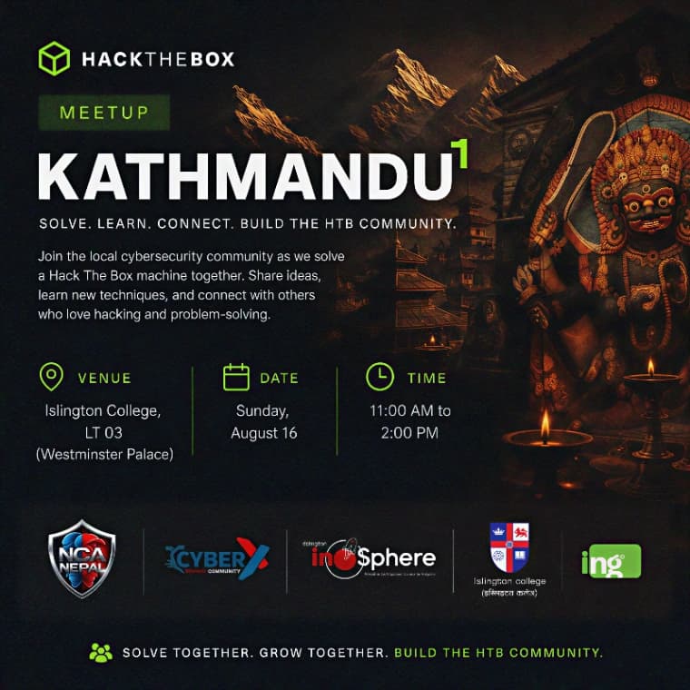 Hack The Box Meetup: Kathmandu #1 cover