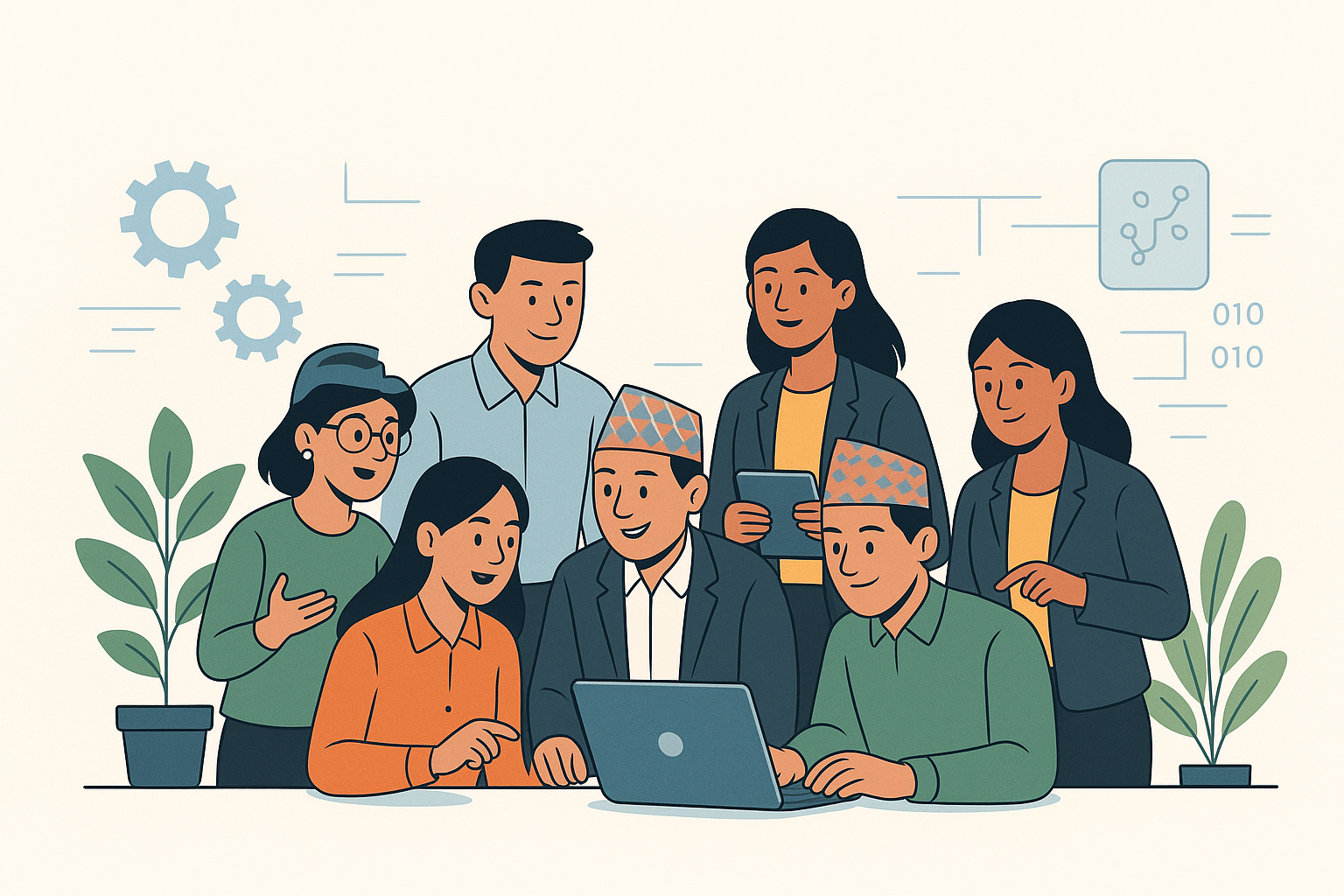 NepaleseInTech members across the globe